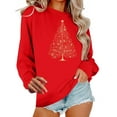 thumbnail image 2 of ‌FDGIU Christmas Sweatshirt for Women 2025 – Merry Holiday Pullover, Cozy Long Sleeve Loose Fit Top‌, 2 of 6