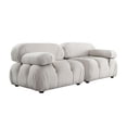thumbnail image 4 of Paloma 2PC Modular 74 Inch Sofa in Light Cream Velvet by Diamond Sofa, 4 of 4