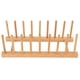 thumbnail image 2 of Estante para platos de bambú, soporte para platos, organizador de armario de almacenamiento de cocina para tazas, tapas de ollas, tabla de cortar, 2 of 15