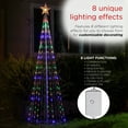 thumbnail image 4 of Alpine Corporation 86 in Tall Artificial Christmas Tree with Glowing Star Topper, 4 of 15