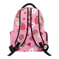thumbnail image 2 of Pzuqiu Pink Strawberry Axolotl 17 Inch Backpack for Kids Girls, Breathable Padded Shoulder Strap Lightweight School Bookbag,Casual Daypack for Travel Hiking Camping Fits 6-18 Ages, 2 of 7