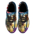 thumbnail image 2 of Anzac Day Animals in War Purple Poppy AuStalian Shoes Sneakers Black Size 10.5, 2 of 7