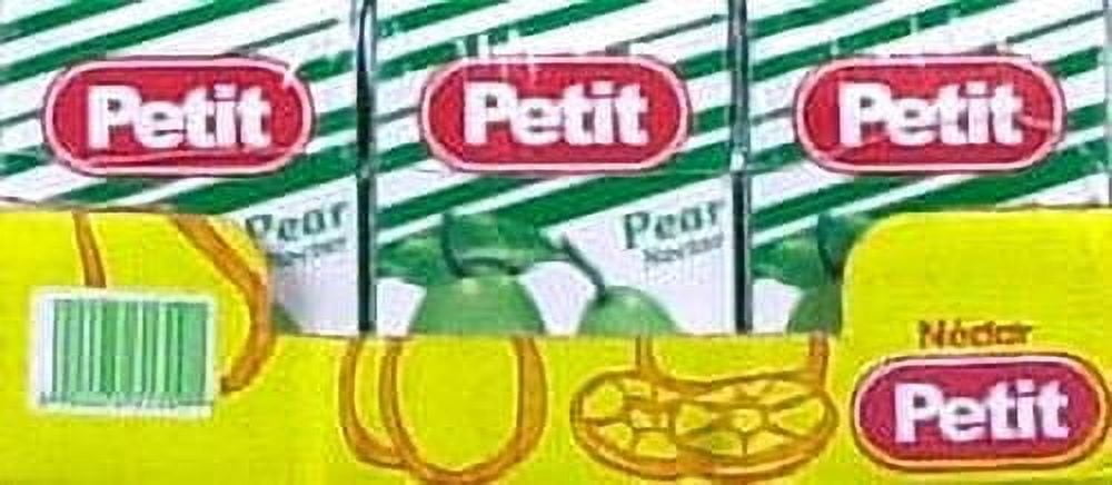 (2 pack) Petit Pear Nectar, 6.8 fl oz, 3pk, Nectar Juice