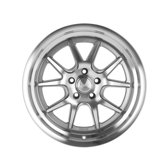 Rocket Racing Wheels TTR19-886545 18x8 Attack Machined 5x4.5 4.5 bs