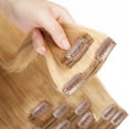 thumbnail image 3 of MY-LADY Extra Thick Clip in 100% Remy Human Hair Extension Double Weft Full Head Natural Hairpiece 110-170g #27T61322inch, 3 of 9