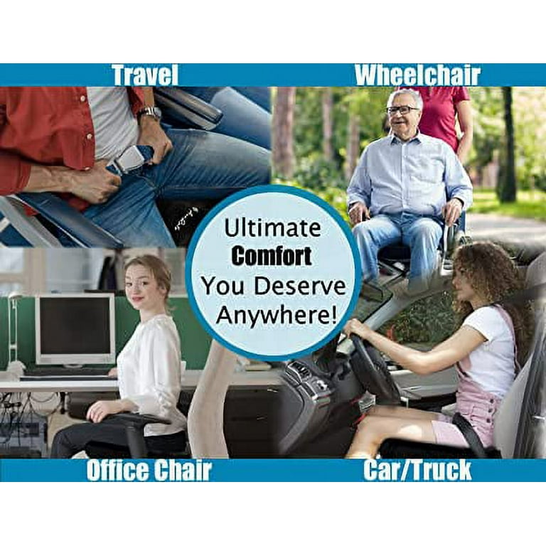  Orthopedic Gel Seat Cushion-Office Chair Cushion w/90