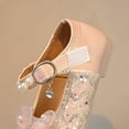 thumbnail image 6 of Tosmy Sandals For Girls Closed Toe Heels Wedding Party Shoes Sequins Bow For Toddler For 2-2.5 Years, 6 of 9
