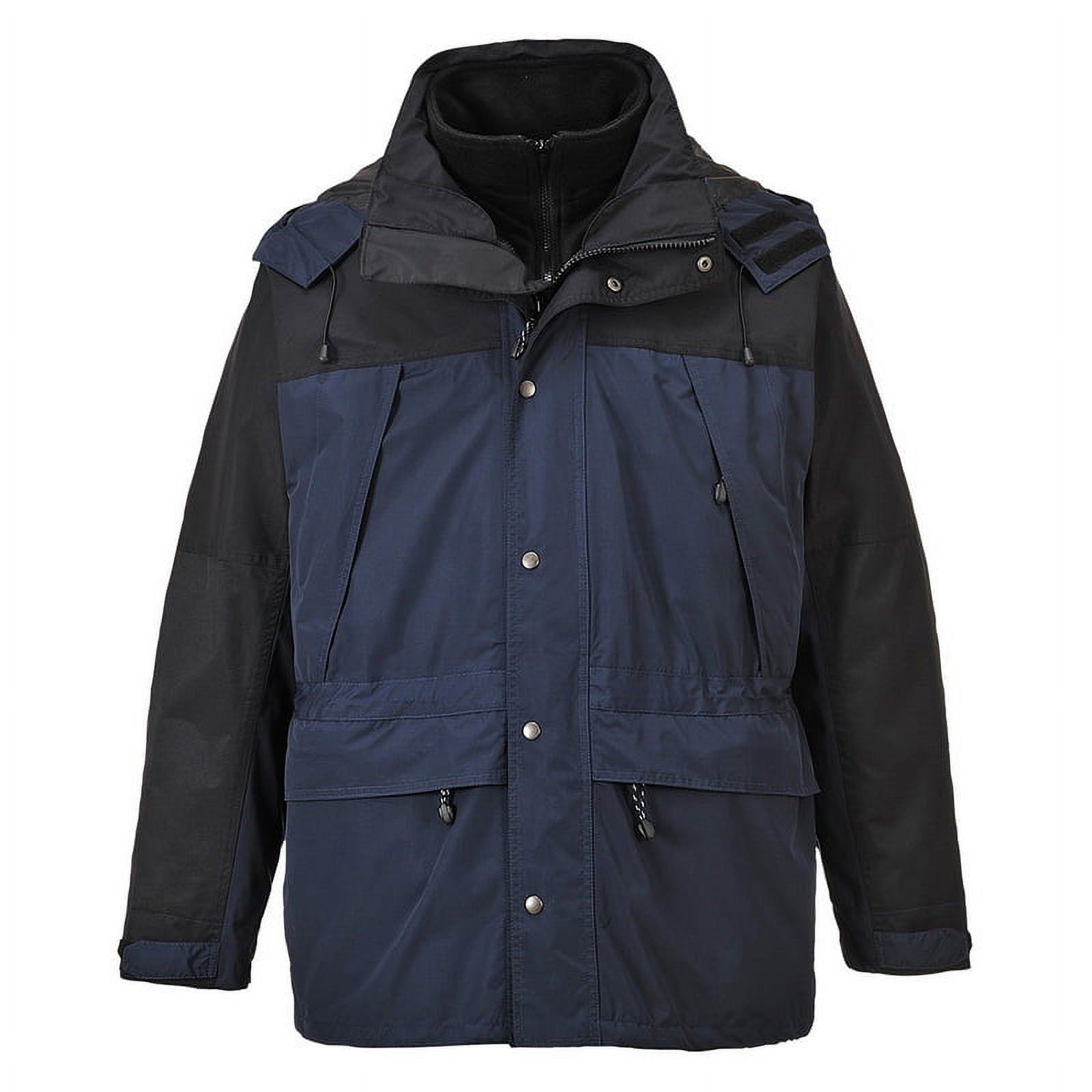 Portwest S532 Orkney 3 in 1 Waterproof Breathable All Weather Jacket Gray, X-Large - image 3 of 3