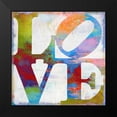 thumbnail image 2 of MacDowell, Jamie 20x20 Black Modern Framed Museum Art Print Titled - Love In Color, 2 of 5
