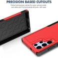 thumbnail image 6 of for Samsung Galaxy S22 Ultra Case: Dual Layer Protective Heavy Duty Cell Phone Cover Shockproof Rugged with Screen Protector - Military Protection Bumper Tough - Samsung Galaxy S22 Ultra 5G, Red, 6 of 16