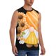 thumbnail image 2 of Fotbe Sunflower Gnomes 2 Men's Camiseta sin Mangas Estampada para Hombres, Playera Casual para Gimnasio, Entrenamiento, Playa-Large, 2 of 7