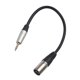 thumbnail image 3 of 3.5mm Stereo Plug Audio Cable 3.5mm Stereo Plug to 3 Pin XLR Male Microphone Audio Cable Cord Adapt, 3 of 5