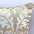 thumbnail image 3 of Toss Pillow Cover, Cream Pillow Shams, Damask Pillow Sham, 24x24 inch (60x60 cm) Pillow Sham, Square Burnout Velvet Pillow Sham, Contemporary Pillow Shams - Creamy Damask, 3 of 4