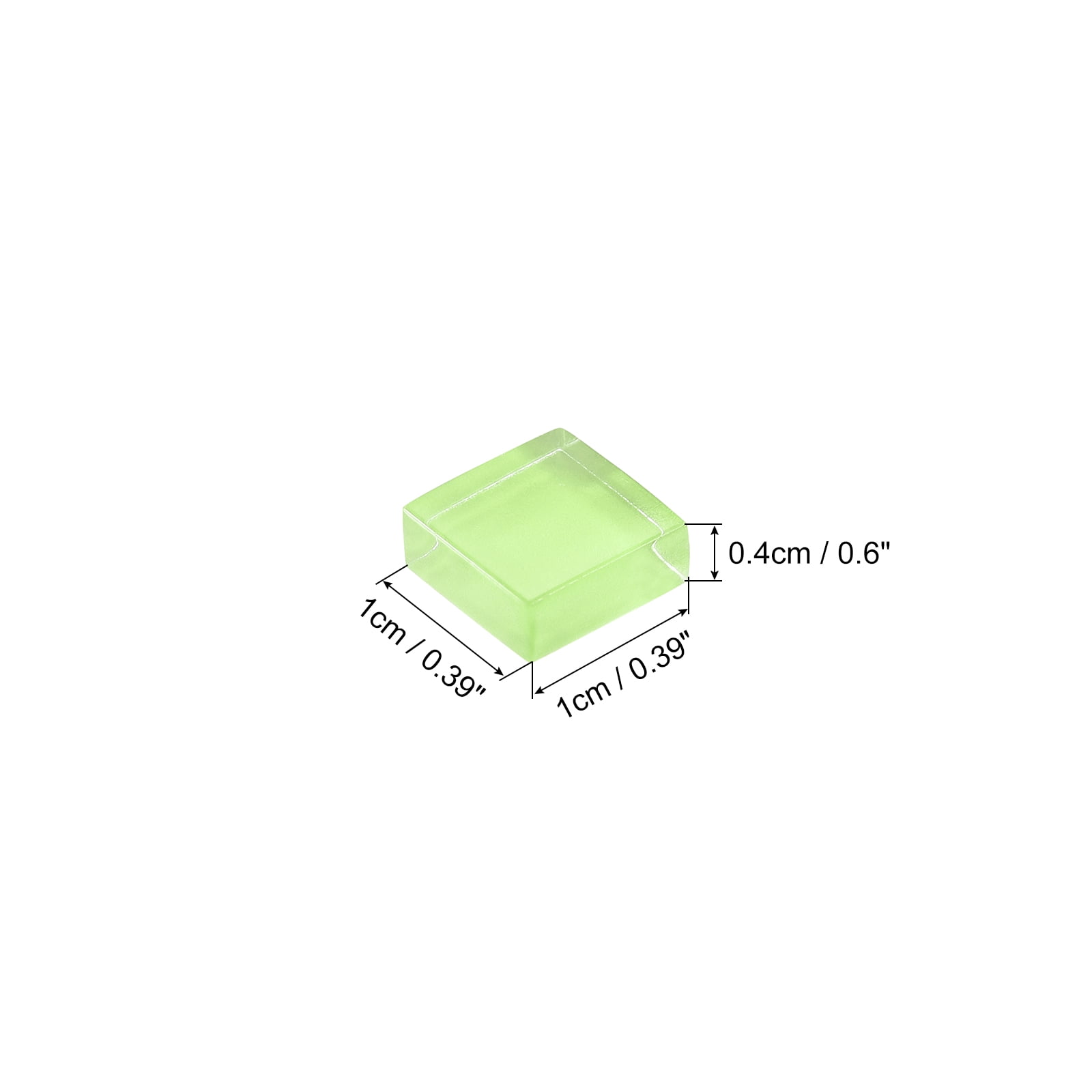 Uxcell Micro Glass Tiny Mini Mosaic Tile Light Green 440 Pack