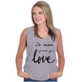 thumbnail image 3 of Motivational Do More of What You Love Womens Plus Size Graphic Tank Top Brisco Brands 3X, 3 of 5