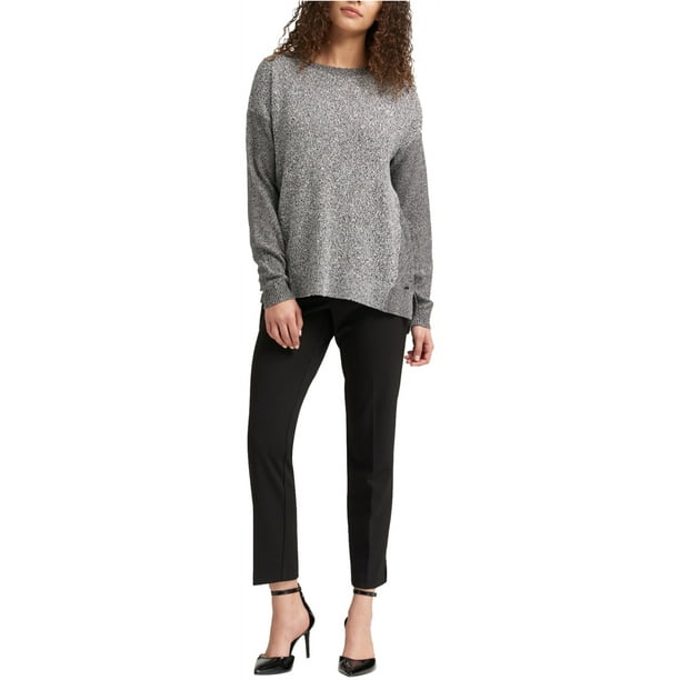 Womens Step-Hem Knit Sweater, X-Large - Walmart.com