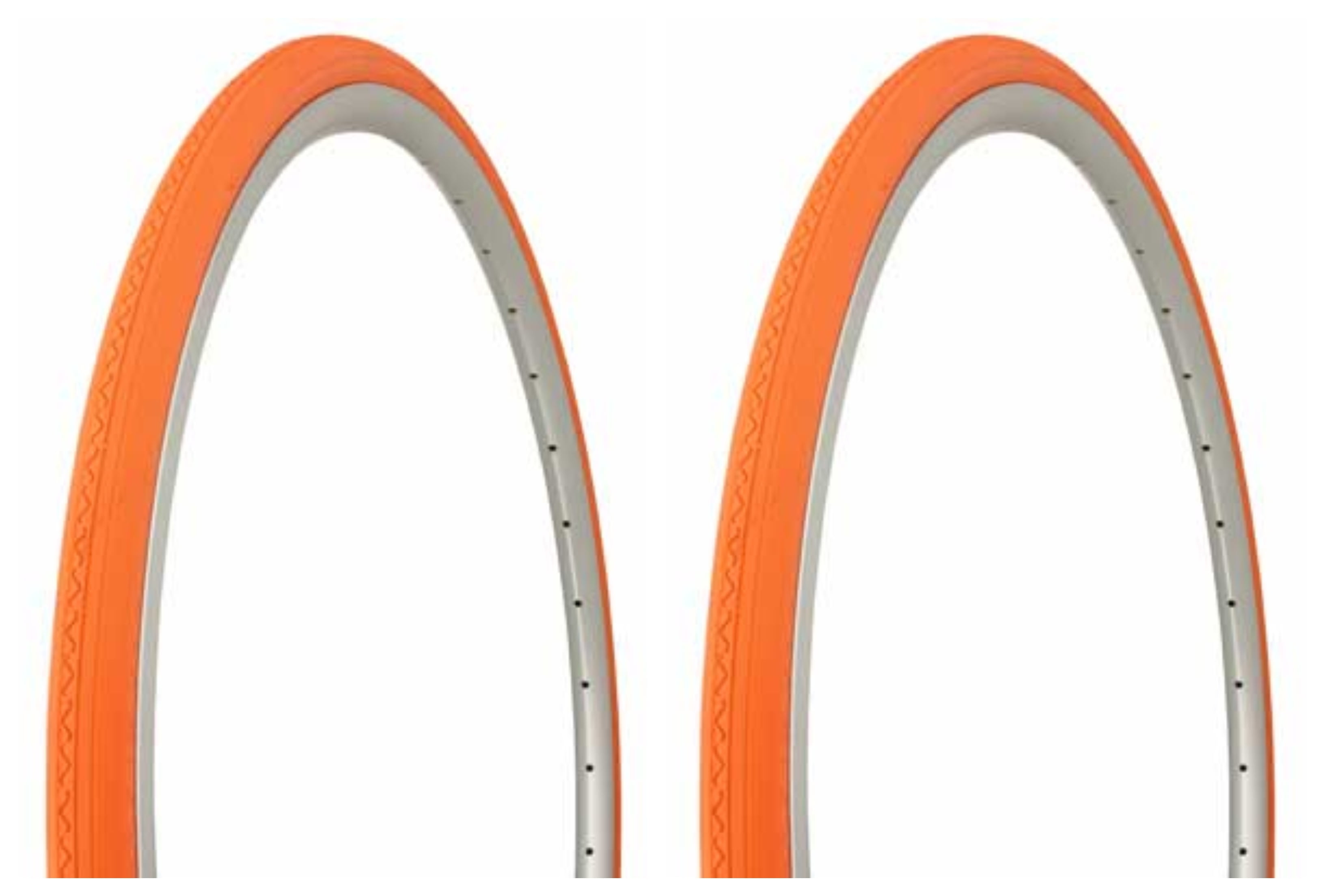orange bike tires