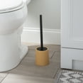 thumbnail image 3 of Bath Bliss Toilet Brush with Wood finish Holder, 3 of 4
