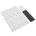 thumbnail image 4 of Piano Key Sticker, Oil-proof Piano Key Paster Transparent PVC Color Piano Label  For Beginners For 37/49/61/88 Keys Piano, 4 of 8