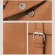 thumbnail image 4 of Bolso bandolera de piel texturizada para mujer | Bolso de mano ligero, espacioso, para viaje y trabajo, con correa ajustable | Múltiples compartimentos | Negro, marrón y caqui, 4 of 6