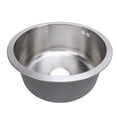 thumbnail image 1 of Évier Rond Simple en Acier Inoxydable 42cm Diamètre Extérieur Évier de Cuisine Évier Rond Évier de Cuisine Encastré, 1 of 7