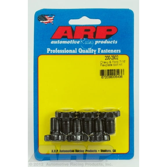 ARP 200-2902 Black For Chevy internal balance & Ford flexplate bolt kit