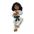 thumbnail image 4 of Personalized Martial Arts Ornament - Karate Ornaments for Christmas Tree, Taekwondo Ornament, Jiu Jitsu Ornament, Judo Gifts, Sensei Gifts, Karate Gifts - Black Female - Free Customization, 4 of 10