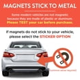 thumbnail image 3 of Rio Salto 4-Pack Large New Driver Car Sticker Please Be Patient Stickers Permit Student Driver Sticker Cool Prank Rookie Funny Magnet, Classic, 3 of 6
