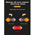 thumbnail image 5 of 2 luces traseras LED recargables para bicicleta, señales de giro de bicicleta, luz trasera de bicicleta brillante con señales de giro, luces intermitentes de bicicleta con control remoto ina, 5 of 5