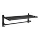 thumbnail image 5 of 2 Pack de Toallero de de Aluminio negro con Repisa Y Ganchos 59 cm, 5 of 9
