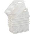thumbnail image 5 of Storage Baskets, Plastic Woven Storage Rack Baskets, 6-Pack, 5 of 5