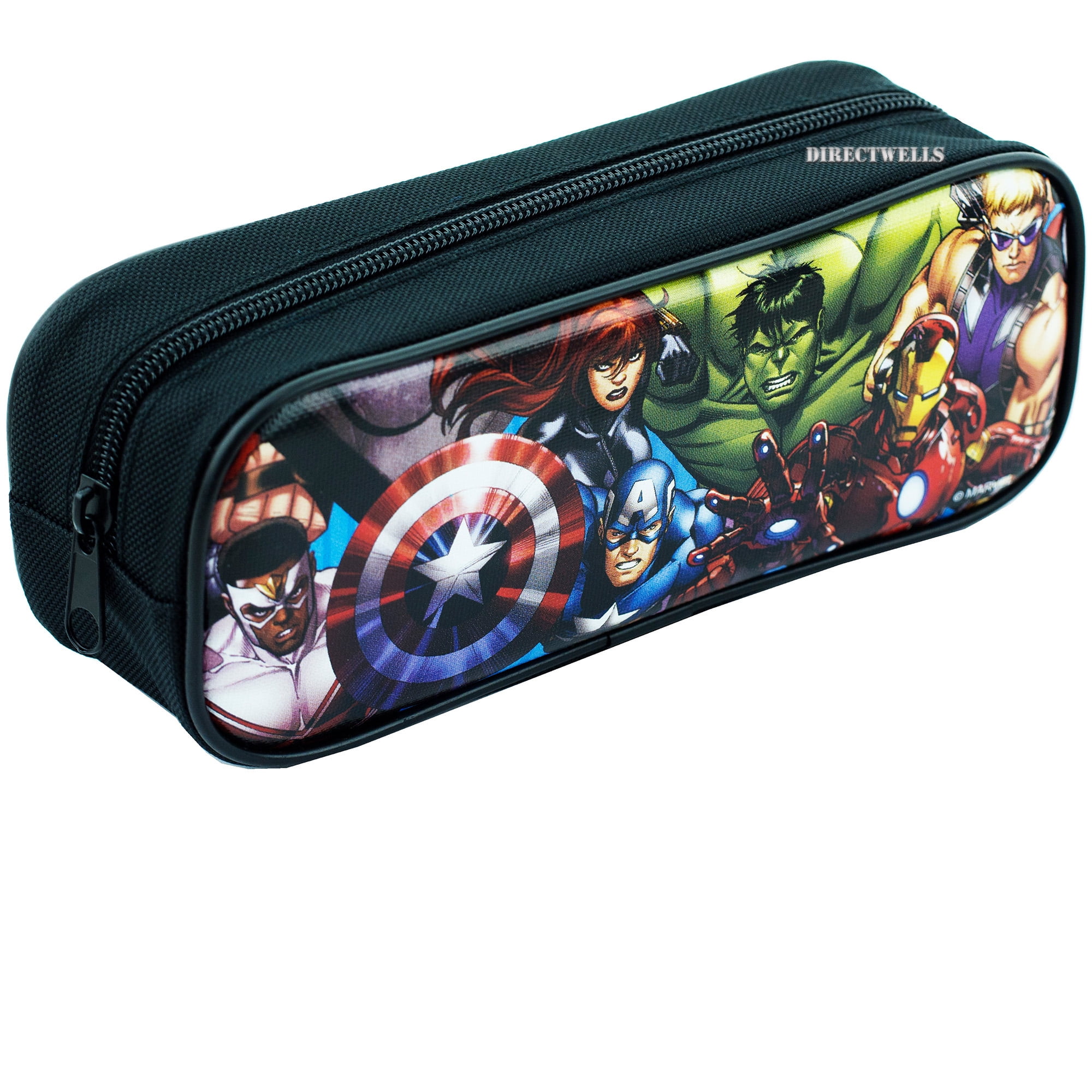 BACK TO SCHOOL GREAT VALUE MARVEL SUPERHERO PVC STRONG ZIPPED PENCIL CASE 
