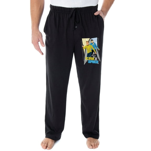 Star Trek The Original Series Men's TOS Captain Kirk And Spock Pajama Pants