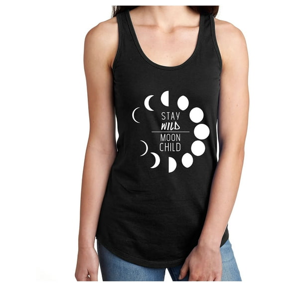 STAY WILD MOON CHILD Racerback Tank