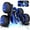 Blue, variant on Tecnock Remote Control Car, 2.4GHz RC Cars with USB-C Easy Charging, 4WD Double Sided 360° Rotates and Flips RC Stunt Car, Toys Gift for Boys and Girls Ages 6-8, 8-12