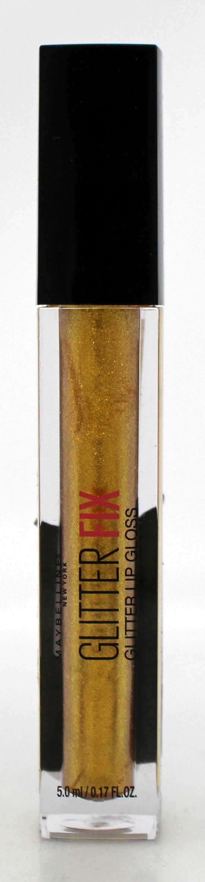 Maybelline Glitter Fix Glitter Lip Gloss 60 Gold Boost 0.17 Ounce