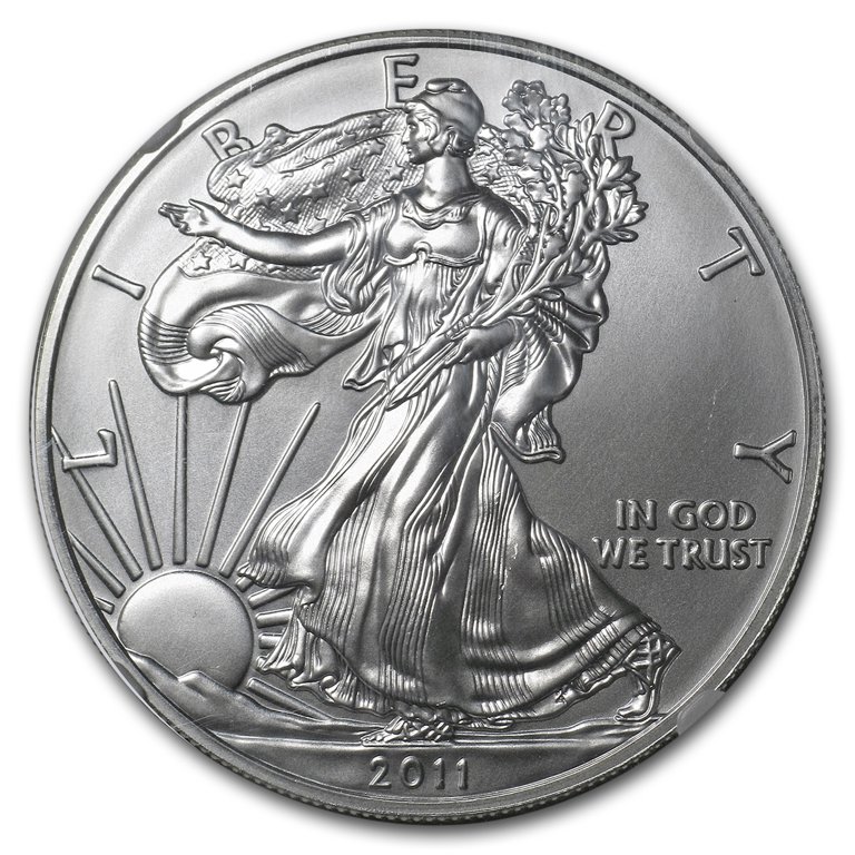 2011 (S) Silver Eagle MS-69 NGC (ER, San Francisco) - Walmart.com