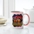 thumbnail image 6 of CafePress - Sunset Horses Mug - 11 oz Ceramic Mug - Novelty Coffee Tea Cup, 6 of 6