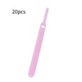 thumbnail image 1 of 20pcs Cable Organizers Fasten Mouse Cable Ties Polyester Sticky Zip Wire Winders  Pink  10x130mm, 1 of 10