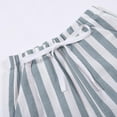 thumbnail image 4 of TBWNWG Boys Linen Pants,Kids Baby Girl Minimalist Striped Pants Daily Elastic Waist Pants with Pockets Sizes 18-24 Months, 4 of 5