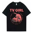thumbnail image 1 of Camiseta De Algodón De Manga Corta Con Estampado Tv Girl, 1 of 5