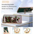 thumbnail image 7 of Compatible with Google Pixel 7 Pro Case Ring Holder Magnet Green, Google Pixel 7 Pro Phone Case Silicone Shockproof Plate Luxury Slim Cover (Dark Green), 7 of 7