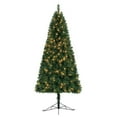thumbnail image 5 of Home Heritage 7ft Pre-Lit LED Artificial Half Christmas Tree with Stand (2 Pack), 5 of 6