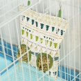 thumbnail image 5 of Bolsa de heno, bolsa colgante, soporte para comedero, contenedor dispensador de alimento para conejos, cobayas, animales pequeños, jaula para mascotas, accesorios, 5 of 5