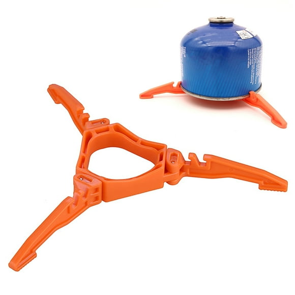 Foldable Gas Tank Stand Outdoor Camping Hiking Cooking Gas Cartridge Canister Tripod Footrest