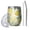 Lemon-2, variant on 12oz Stemless Wine Tumblers Lemon Vacuum Insulated Stainless Steel Travel Tumbler Cups Mug with Lid and Straw for Champaign,Cocktail,Beer with Cleaning Brush