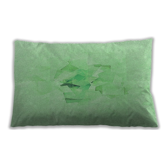 Ahgly Company Indoor Rectangular Contemporary Lumbar Throw Pillow, 13 inch by 19 inch
