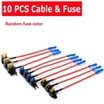 thumbnail image 2 of 10Pcs 12V Automotive Circuit Fuse Adapter W/ Connector And Blade Fuse Holder New, 2 of 8