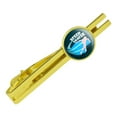 thumbnail image 1 of Speed Skater Ice Skating Fast Round Tie Bar Clip Clasp Tack Gold Color Plated, 1 of 4
