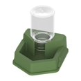 thumbnail image 1 of Comedero para reptiles, resistente, para mascotas, adorno, fácil limpiar, regalo, dispensador agua portátil para serpientes, geckos y tortugas. Verde, 1 of 8